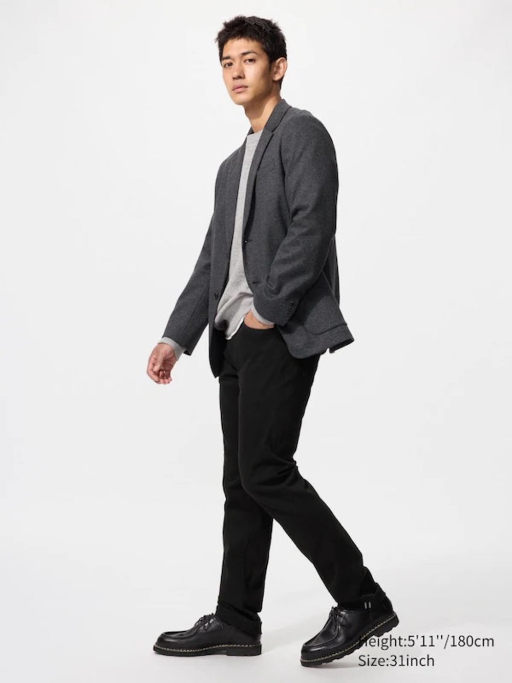Classic Black Uniqlo Selvedge Jeans